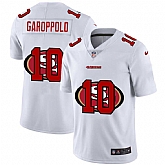Nike 49ers 10 Jimmy Garoppolo White Shadow Logo Limited Jersey Yhua,baseball caps,new era cap wholesale,wholesale hats